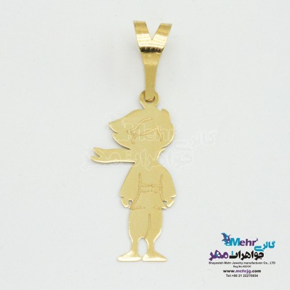 Gold pendant - The Little Prince design-SM1031